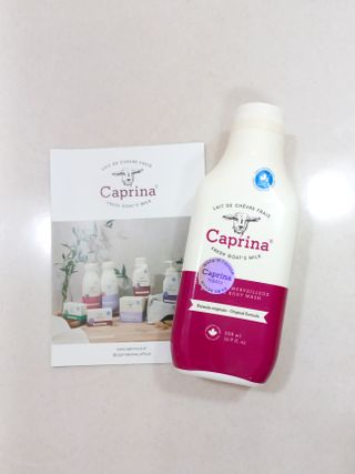 카프리나 프레쉬 산양밀크 어메이징 바디워시 500ml(오리지널향) — 5점을 준 리뷰어가 2023년 4월 올린 사용 사진