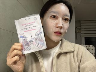 세뚜아(Cettua) [세뚜아] 타임리스 바이탈 페이셜 마스크팩  Cettua Timeless  Vital Mask 5매 — 4.5점을 준 리뷰어가 2024년 1월 올린 사용 사진