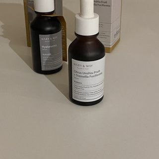 마리엔메이 히알루로닉스 세럼 + 청귤 흰목이버섯 추출물 세럼 — 4점을 준 리뷰어가 2021년 8월 올린 사용 사진