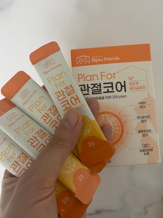 비쥬프렌즈 플랜 포 관절코어 — 4.5점을 준 리뷰어가 2022년 8월 올린 사용 사진