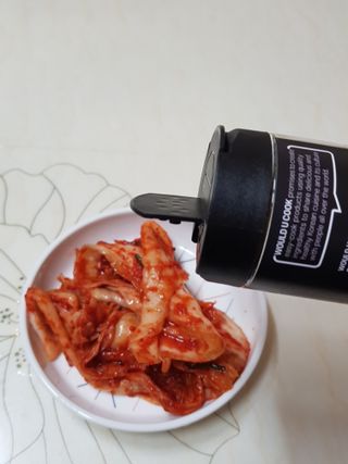 우주쿡 천연조미료 고메 프리미엄 시즈닝 6종 택1 청양고추+ /대파 /깻잎 /마늘 /생강 /표고버섯 — 5점을 준 리뷰어가 2021년 8월 올린 사용 사진