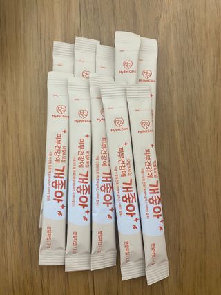 My Pet Care 모발과 모질 피부건강에 개좋아 — 5점을 준 리뷰어가 2021년 4월 올린 사용 사진