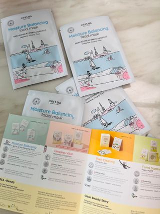 세뚜아(Cettua) [세뚜아] 모이스처 밸런싱 페이셜 마스크 Cettua Moisture Balancing Facial Mask 5매 — 5점을 준 리뷰어가 2024년 3월 올린 사용 사진