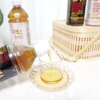 이도 발효한차 디티엑스 음료500ml 2종set 총 40개입블랙 20개입+화이트 20개입 — 5점을 준 리뷰어가 2021년 8월 올린 사용 사진