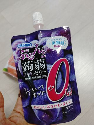 ORIHIRO 오리히로 곤약젤리 제로칼로리 130g 4종 4팩(맛별로 1팩씩) — 5점을 준 리뷰어가 2023년 2월 올린 사용 사진