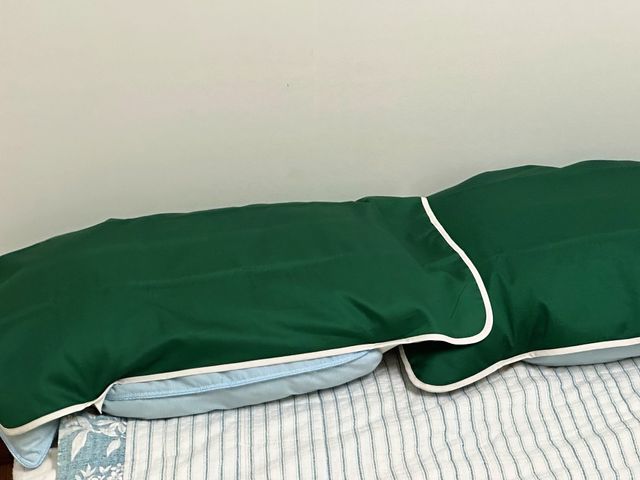 비건 인증 오가닉 순면 베개 커버 레이어 커플 세트 리뷰 사진