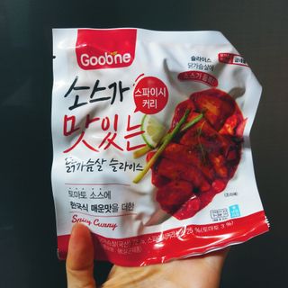 굽네몰 [굽네] 소스가 맛있는 닭가슴살 슬라이스 4종 — 5점을 준 리뷰어가 2021년 4월 올린 사용 사진