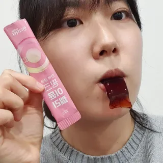 [인디닥터] 면역 생생 핑크 이뮨 젤리 — 4.5점을 준 리뷰어가 2022년 3월 올린 사용 사진