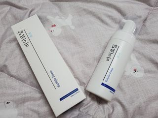 [바이로담] 저자극 약산성버블 폼 폼클렌징 150ml — 5점을 준 리뷰어가 2021년 4월 올린 사용 사진