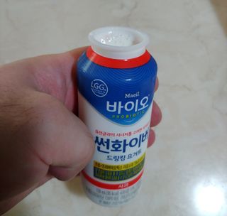 LIVE 매일바이오 썬화이버 드링킹 요거트 — 5점을 준 리뷰어가 2022년 8월 올린 사용 사진