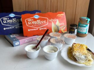 구매평★[2종 패키지]덴마크 요거밀 통오트 요거트(12,460원) — 5점을 준 리뷰어가 2025년 6월 올린 사용 사진