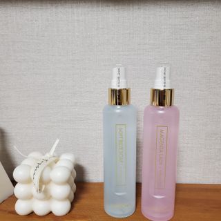 멈칫 X 최준 헤어 앤 바디미스트 소프트블루솝, 마젠타레이디 2종 — 5점을 준 리뷰어가 2021년 8월 올린 사용 사진