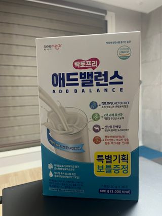 씨니어(seenear) 씨니어 락토프리 애드밸런스 600g 산양유 영양식 산양유단백질 포뮬러 식사대용 — 5점을 준 리뷰어가 2024년 12월 올린 사용 사진