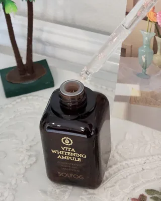 소담스퀘어 상암 솔포그 비타민 화이트닝 앰플 50ml 안티에이징 항산화 가미 잡티 트러블 세라마이드 — 5점을 준 리뷰어가 2022년 11월 올린 사용 사진