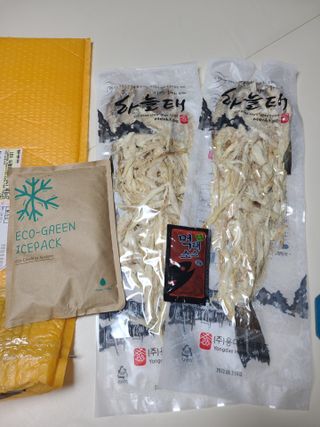 [오늘바스켓] 용대리 손질하늘태 130g — 5점을 준 리뷰어가 2021년 6월 올린 사용 사진