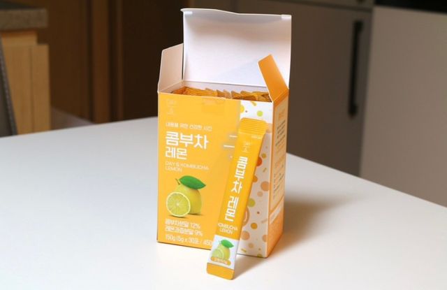 7가지 맛! 탄산 톡톡! 스파클링! 데이앤 콤부차 7종 10포 1박스씩 ★총 7박스★ 리뷰 사진