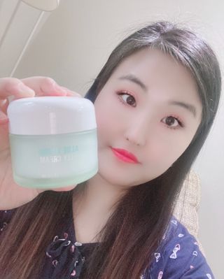 김정문알로에 큐어 큐어 알로에 리프레쉬 젤리 세럼, 큐어 알로에 하이드로 젤리 크림 — 5점을 준 리뷰어가 2021년 2월 올린 사용 사진