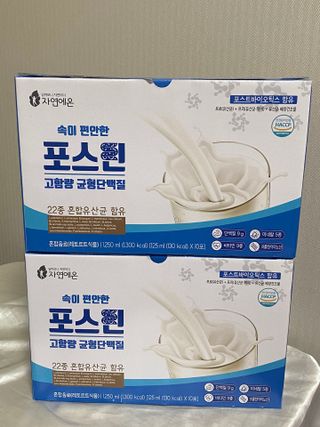자연에온 마시는 프로틴 고함량 균형단백질 음료 포스틴 125ml 10개입 1BOX — 5점을 준 리뷰어가 2021년 3월 올린 사용 사진