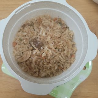 한성기업 무볼레 왕건더기 볶음밥 갈릭스테이크 — 5점을 준 리뷰어가 2021년 10월 올린 사용 사진