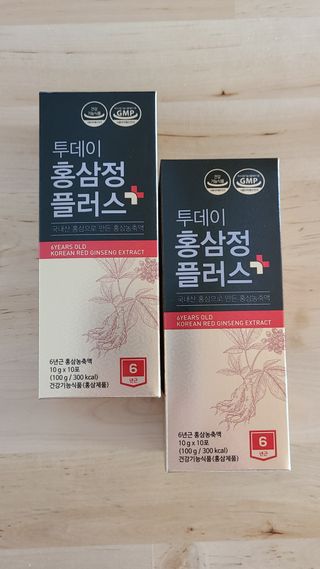 서울약사신협_투데이홍삼정플러스스틱_10g x 30포 — 5점을 준 리뷰어가 2021년 2월 올린 사용 사진
