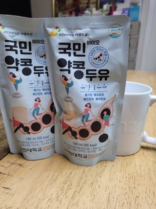 국민바이오 약콩두유 — 3.5점을 준 리뷰어가 2022년 6월 올린 사용 사진