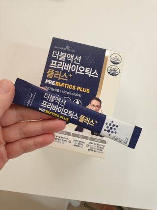 메이준뉴트리 더블액션 프리바이오틱스 플러스+ — 5점을 준 리뷰어가 2021년 6월 올린 사용 사진