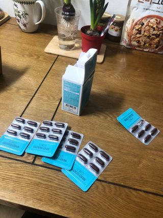 광동생활건강 [8가지 복합기능성] 광동 루테인지아잔틴 오메가 — 5점을 준 리뷰어가 2023년 3월 올린 사용 사진