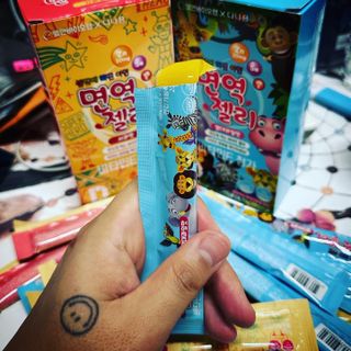 다나음 셀렌에 빠진 아연면역젤리 열대과일맛+사과맛 — 5점을 준 리뷰어가 2023년 7월 올린 사용 사진