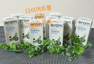 이롬 erom 황성주박사의 국산콩 두유 검은콩 고칼슘 — 5점을 준 리뷰어가 2020년 12월 올린 사용 사진