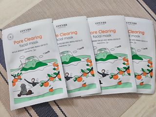 세뚜아(Cettua) 나우[세뚜아] 포어 클리어링 마스크 Cettua Pore Clearing facial mask 4매 — 5점을 준 리뷰어가 2024년 2월 올린 사용 사진