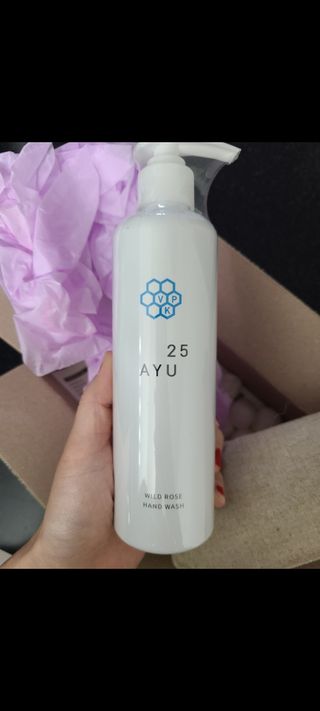 AYU25[아유트웬티파이브]피부 진정, 보습 와일즈 로즈 핸드워시 — 5점을 준 리뷰어가 2021년 4월 올린 사용 사진