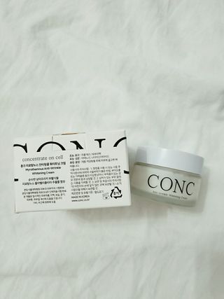 CONC 콩크 미로탐누스 안티링클 화이트닝 크림 — 5점을 준 리뷰어가 2021년 2월 올린 사용 사진
