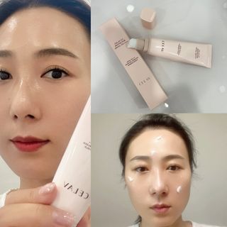 프리마인 선크림만 바꿨을 뿐인데 매일 물 2L챙겨먹고 기초케어 완벽하게 한 물빛피부 완성,셀라브UV프로텍터 — 5점을 준 리뷰어가 2023년 8월 올린 사용 사진