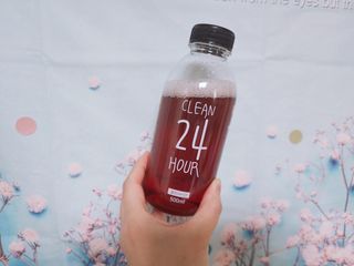 클린24시간 1BOX(5포) + 전용보틀(500ml) — 5점을 준 리뷰어가 2023년 2월 올린 사용 사진