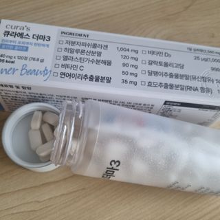 [큐라에스] 뮤신콜라겐 더마3 76.8(1개월분) — 4점을 준 리뷰어가 2023년 12월 올린 사용 사진