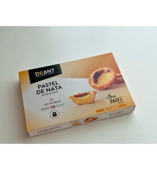 디앙뜨 포르투갈 에그타르트 오리지널 맛+패션후르츠+초콜릿타르트 맛 중 택1 — 3.5점을 준 리뷰어가 2021년 8월 올린 사용 사진