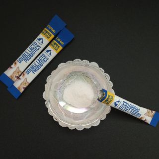 씨디랩 장 건강과 구강 건강을 한 번에 더블락토 강아지 고양이 유산균 — 4점을 준 리뷰어가 2021년 1월 올린 사용 사진