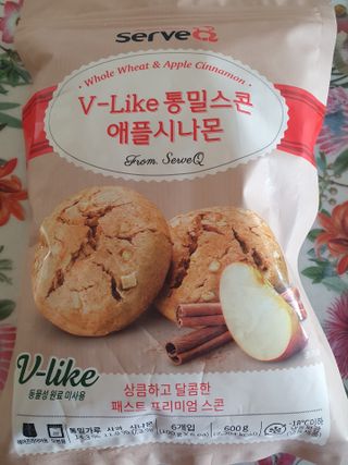 서브큐 V-like 통밀스콘 2종 (애플시나몬+피칸크랜베리) — 5점을 준 리뷰어가 2022년 11월 올린 사용 사진