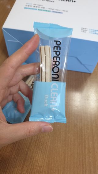 페페로니 클린플러스 덴탈오리껌 10g x 14p — 3.5점을 준 리뷰어가 2021년 7월 올린 사용 사진