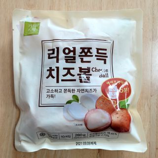 가치식탁 리얼쫀득치즈볼 — 5점을 준 리뷰어가 2021년 1월 올린 사용 사진