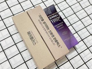 헤어플러스 컬러본드 샴푸300+트리트먼트300+에센스95 — 5점을 준 리뷰어가 2021년 4월 올린 사용 사진