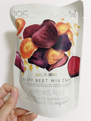 딜라이트 프로젝트 원물칩 2종 6ea(비트 믹스칩, 단호박 믹스칩) — 5점을 준 리뷰어가 2022년 4월 올린 사용 사진