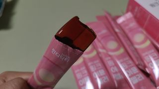 [인디닥터] 면역 생생 핑크 이뮨 젤리 — 5점을 준 리뷰어가 2022년 5월 올린 사용 사진
