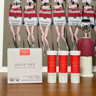 [슬림드랍 석류맛] 건기식 다이어트 보조제 겸 비타민 — 5점을 준 리뷰어가 2022년 1월 올린 사용 사진