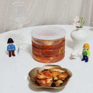 셰프애찬 알배기 겉절이 김치 1kg — 5점을 준 리뷰어가 2022년 9월 올린 사용 사진