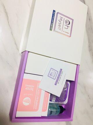 피비에스코리아 [오마이셀프] 셀프 속눈썹펌 키트 뷰러펌 파마 세트 — 4.5점을 준 리뷰어가 2022년 1월 올린 사용 사진