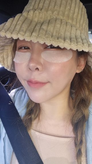 [풀리다 노잠패치] / 잠깨는 패치(졸음방지+눈가케어) 1팩(5회분) /공부할때, 운전할때, 골프, 눈 피로할때 — 5점을 준 리뷰어가 2022년 11월 올린 사용 사진
