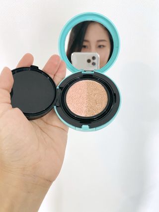 리즐리 씨슬릭 톤업 쿨링 쿠션 15g — 4.5점을 준 리뷰어가 2021년 7월 올린 사용 사진