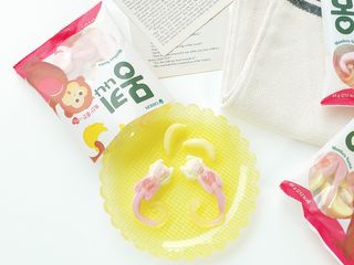 폭신 쫄깃 식감 로맨스, 몽키나나 젤리 8봉지 — 5점을 준 리뷰어가 2021년 3월 올린 사용 사진