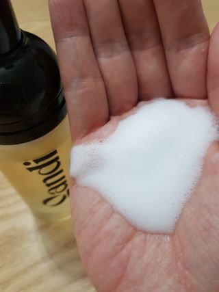 헤어플러스 콴디 아침세안제 폼클렌징 퓨어 어니스티 모닝클렌저 — 5점을 준 리뷰어가 2021년 7월 올린 사용 사진